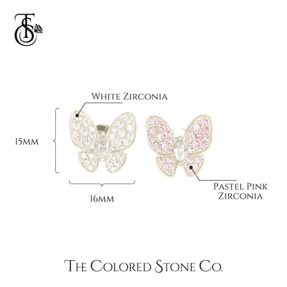 Flutter Earrings | Butterfly Studs