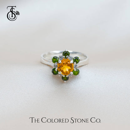 Nature’s Twist Ring - Natural Citrine