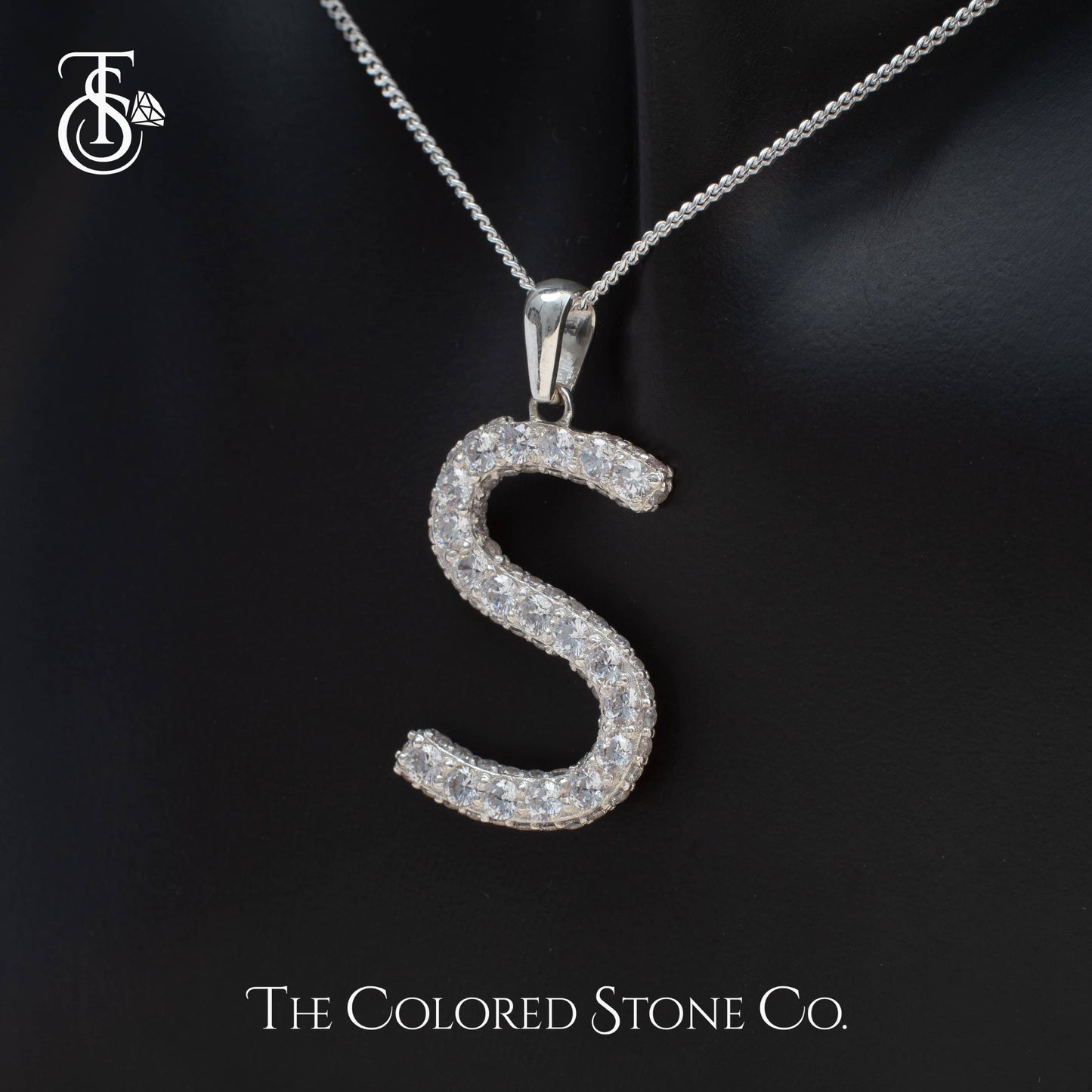 Initial Pendant - Letter S