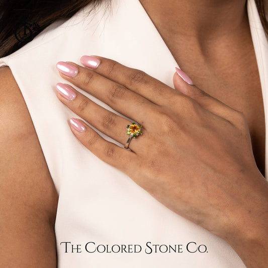 Nature’s Twist Ring - Natural Citrine