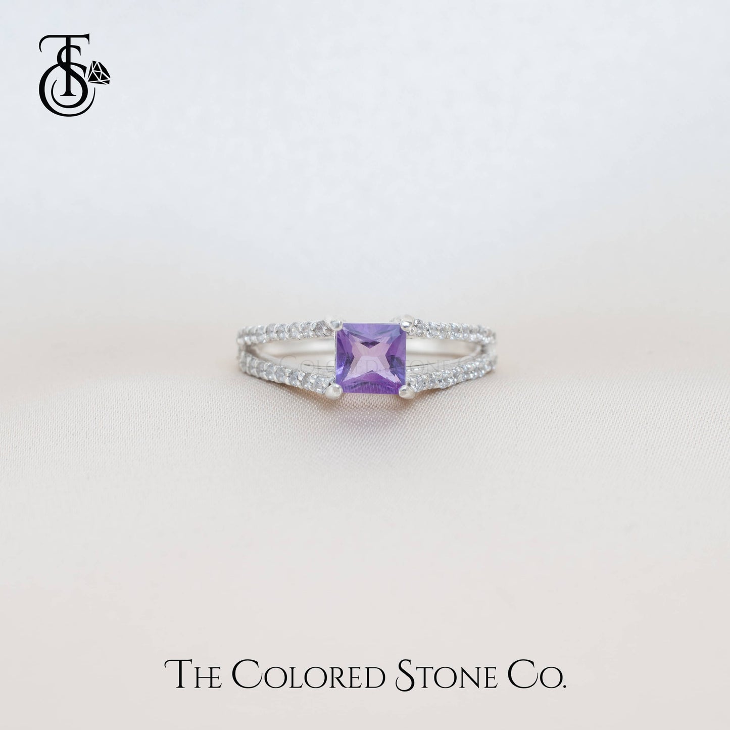 Cosmic Ring - Natural Amethyst