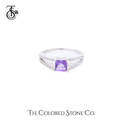 Cosmic Ring - Natural Amethyst