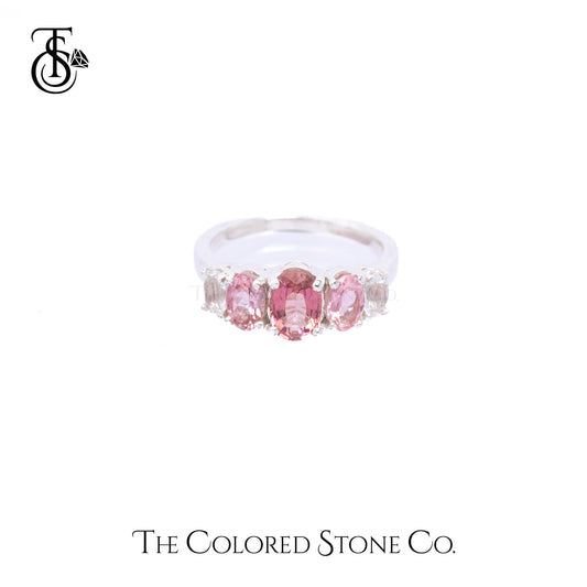 Penta Chroma Ring - Natural Tourmaline