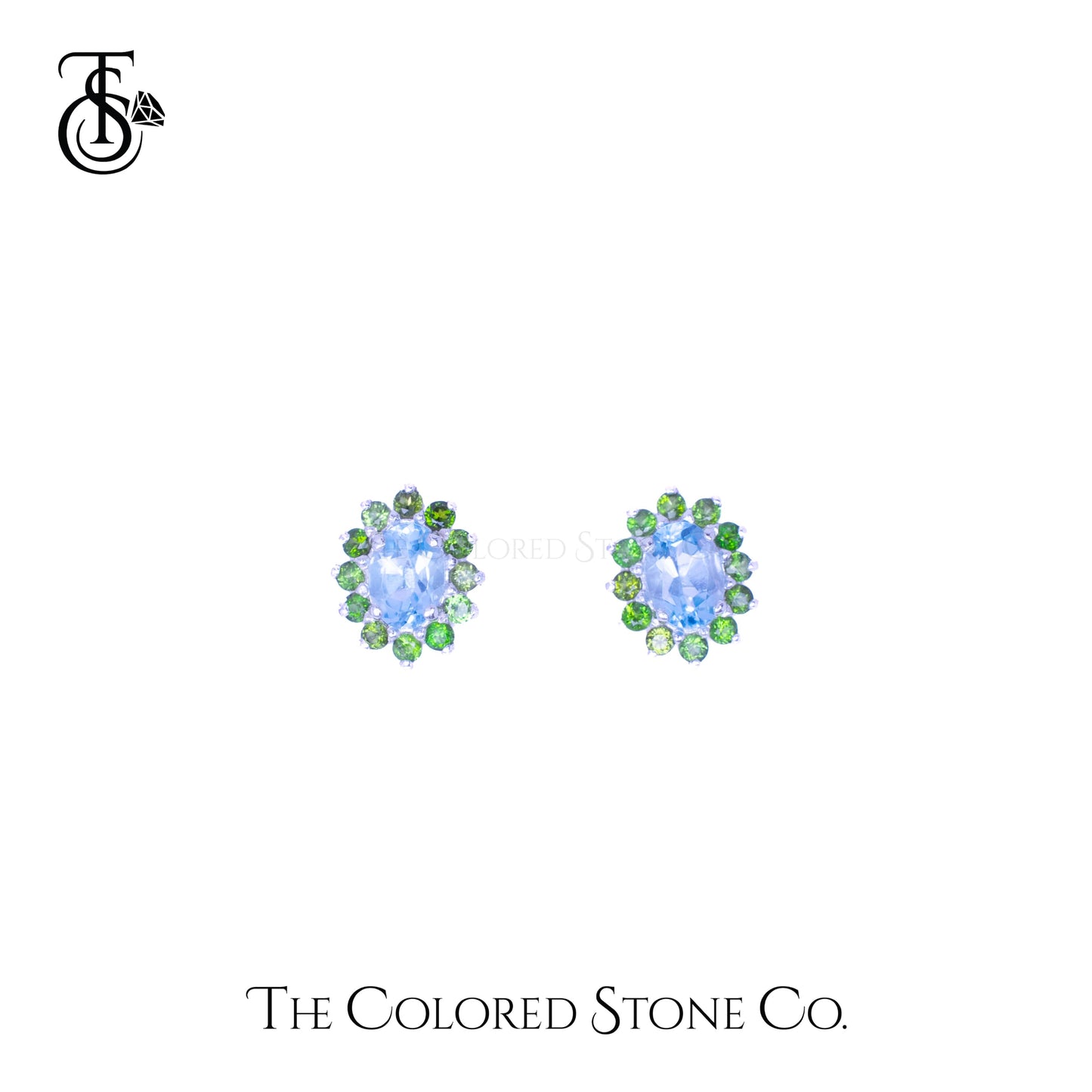 Bloom Earrings - Natural Topaz