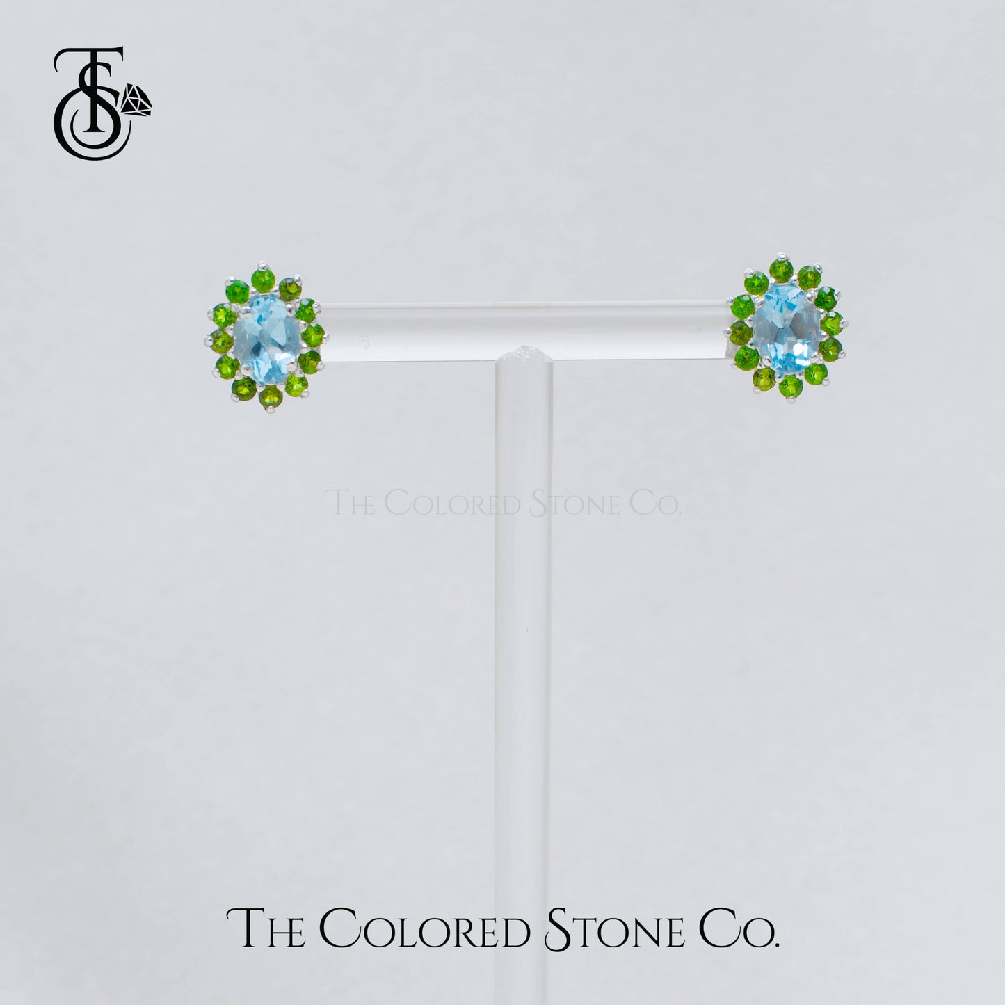 Bloom Earrings - Natural Topaz