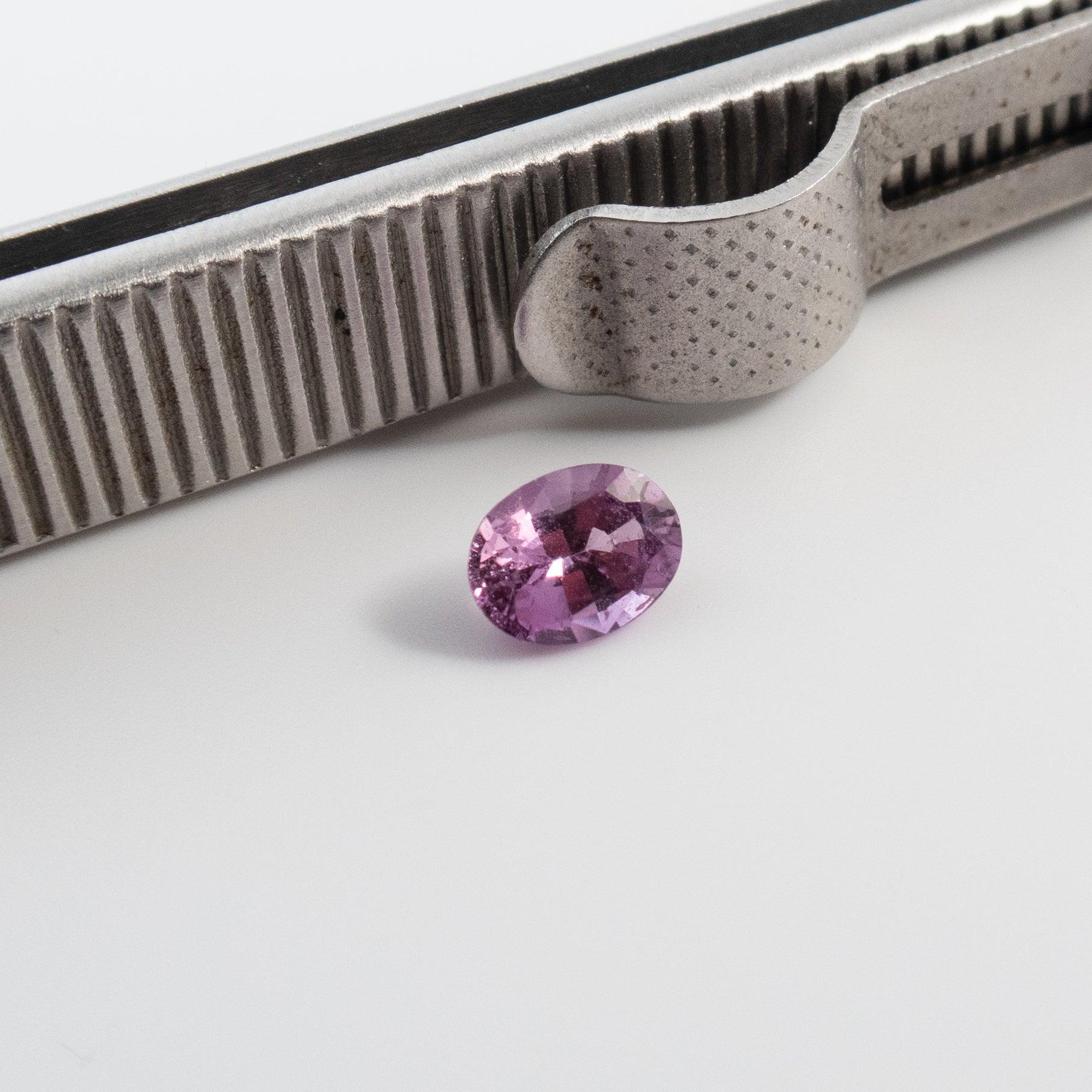 Violet-ish Pink Sapphire Natural Heated 0.81ct